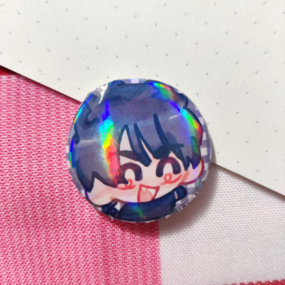 ALIEN STAGE Silly Character BADGE 32mm Skrunkly Till, Ivan, Mizi, Sua, Hyuna, Luka, alnst, anakt garden, ivantill, mizisua, hyuluka, ita bag