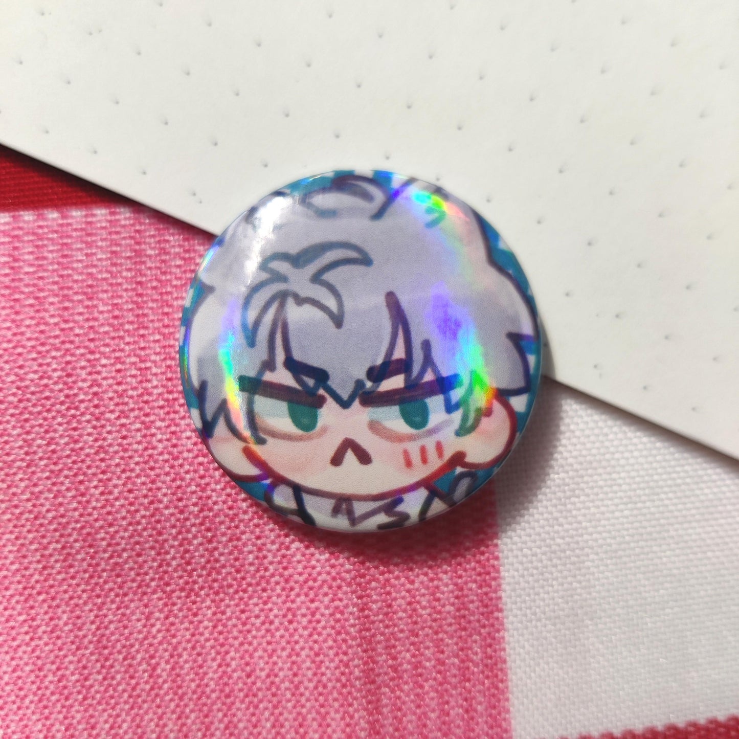 ALIEN STAGE Silly Character BADGE 32mm Skrunkly Till, Ivan, Mizi, Sua, Hyuna, Luka, alnst, anakt garden, ivantill, mizisua, hyuluka, ita bag