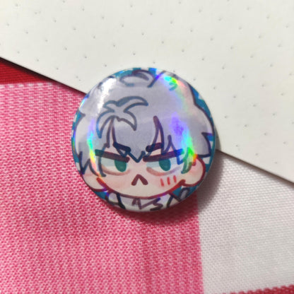 ALIEN STAGE Silly Character BADGE 32mm Skrunkly Till, Ivan, Mizi, Sua, Hyuna, Luka, alnst, anakt garden, ivantill, mizisua, hyuluka, ita bag