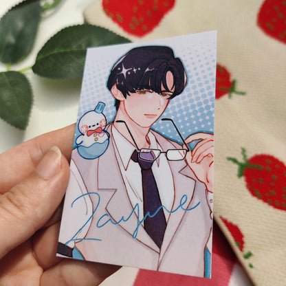 Zayne Love and Deepspace LI Photocards A5 PRINT holographic, handmade, LADS, mephisto, xavier, sylus, rafayel, caleb, pc, poca