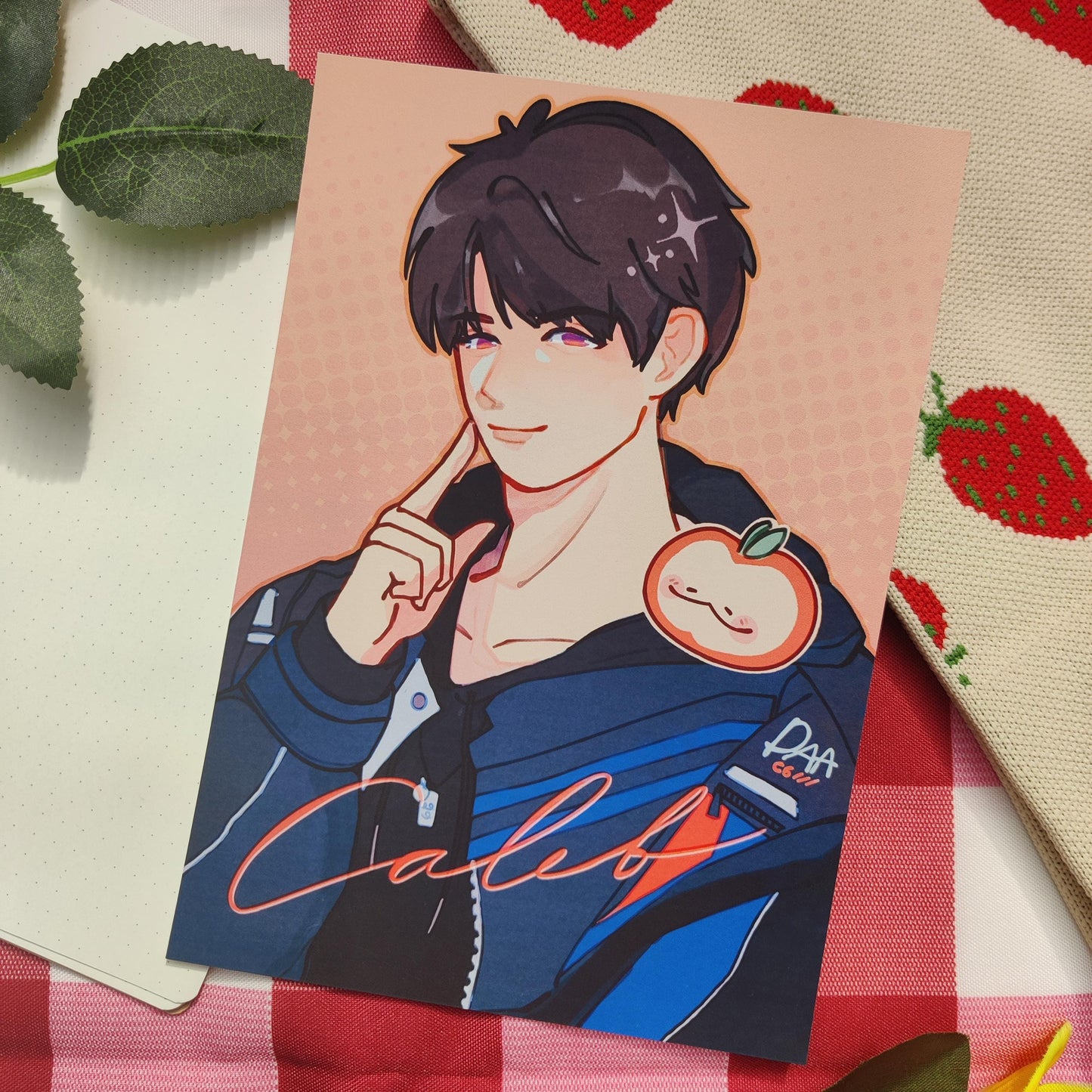 Caleb Love and Deepspace LI Photocards holographic, handmade, LADS, childhood, xavier, zayne, rafayel, sylus, pc, poca, A5 art PRINT