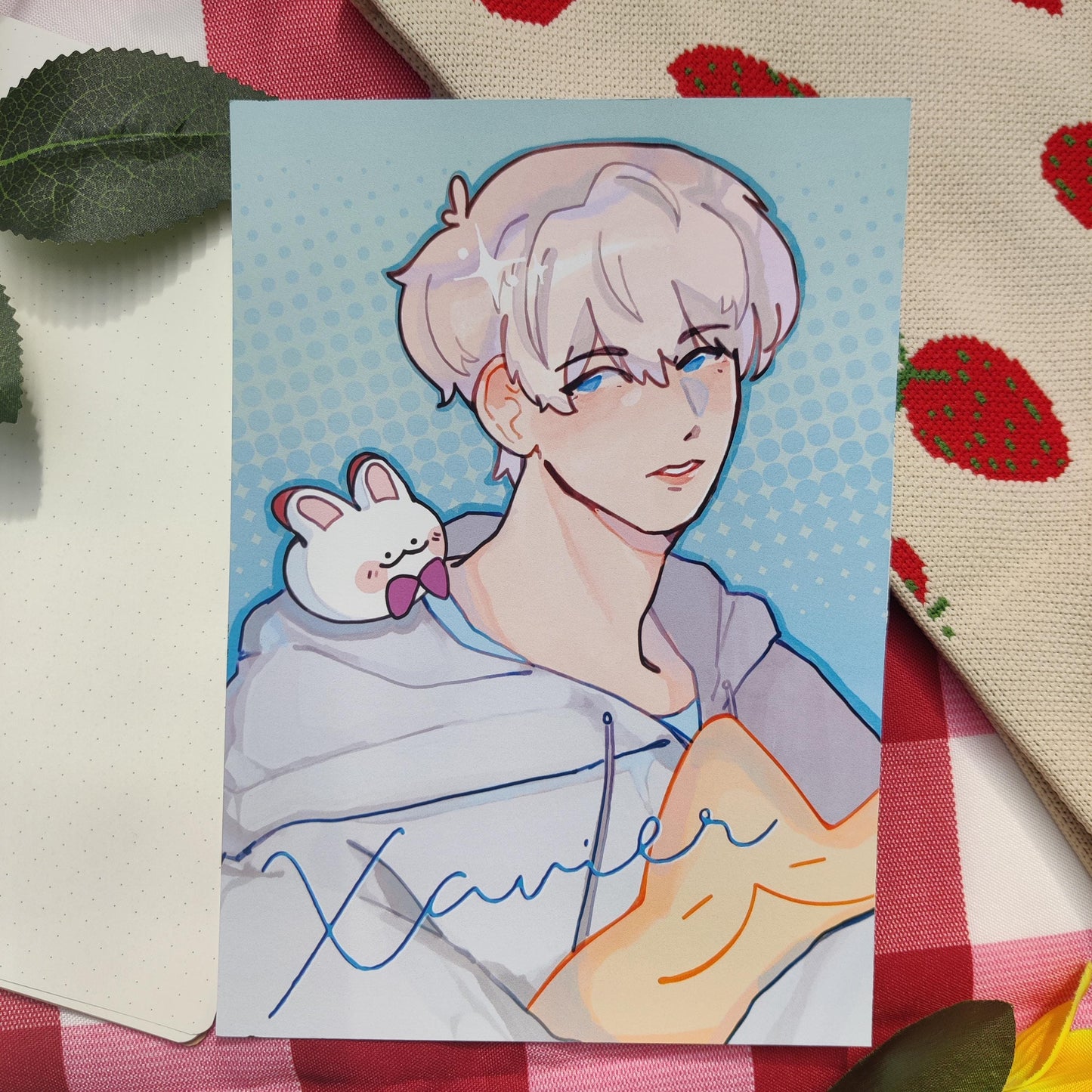 Xavier Love and Deepspace LI Photocards holographic, handmade, LADS, mephisto, sylus, zayne, rafayel, caleb, pc, poca, A5 art PRINT