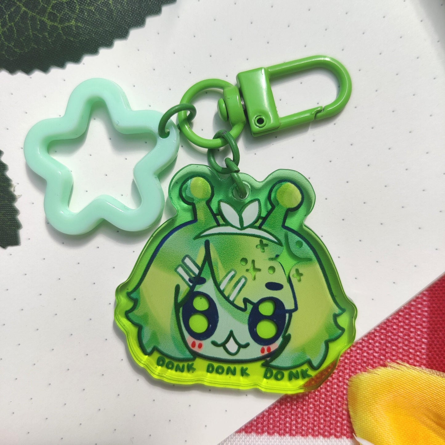 VOCALOID, Glorp Hatsune Miku, Kagamine Rin, Kagamine Len lien donk silly meme aeiou, ita bag, deco, star, accessory, Acrylic keychain Charm