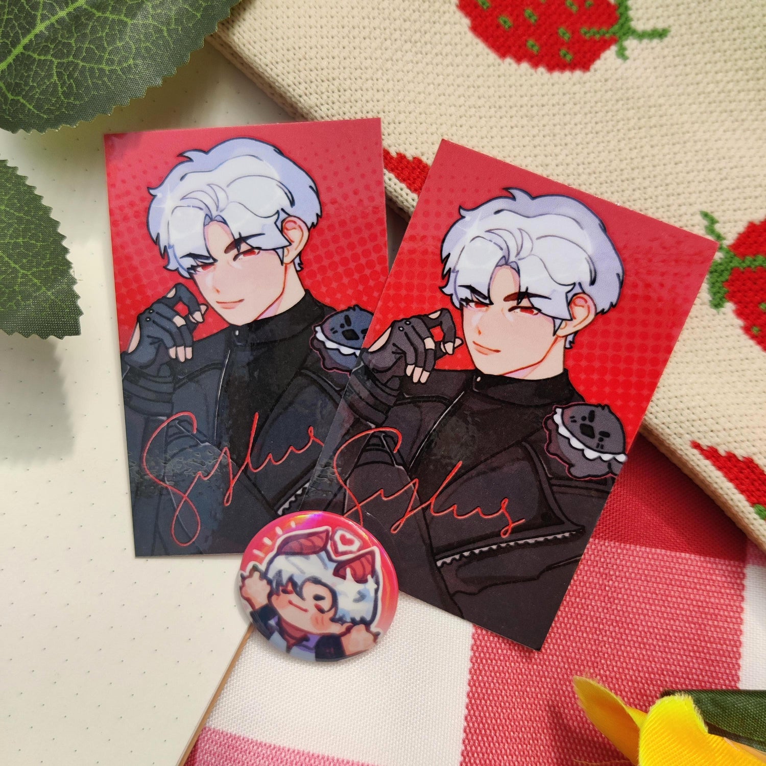 Sylus Love and Deepspace LI Photocards holographic, handmade, LADS, mephisto, xavier, zayne, rafayel, caleb, pc, poca, A5 art PRINT