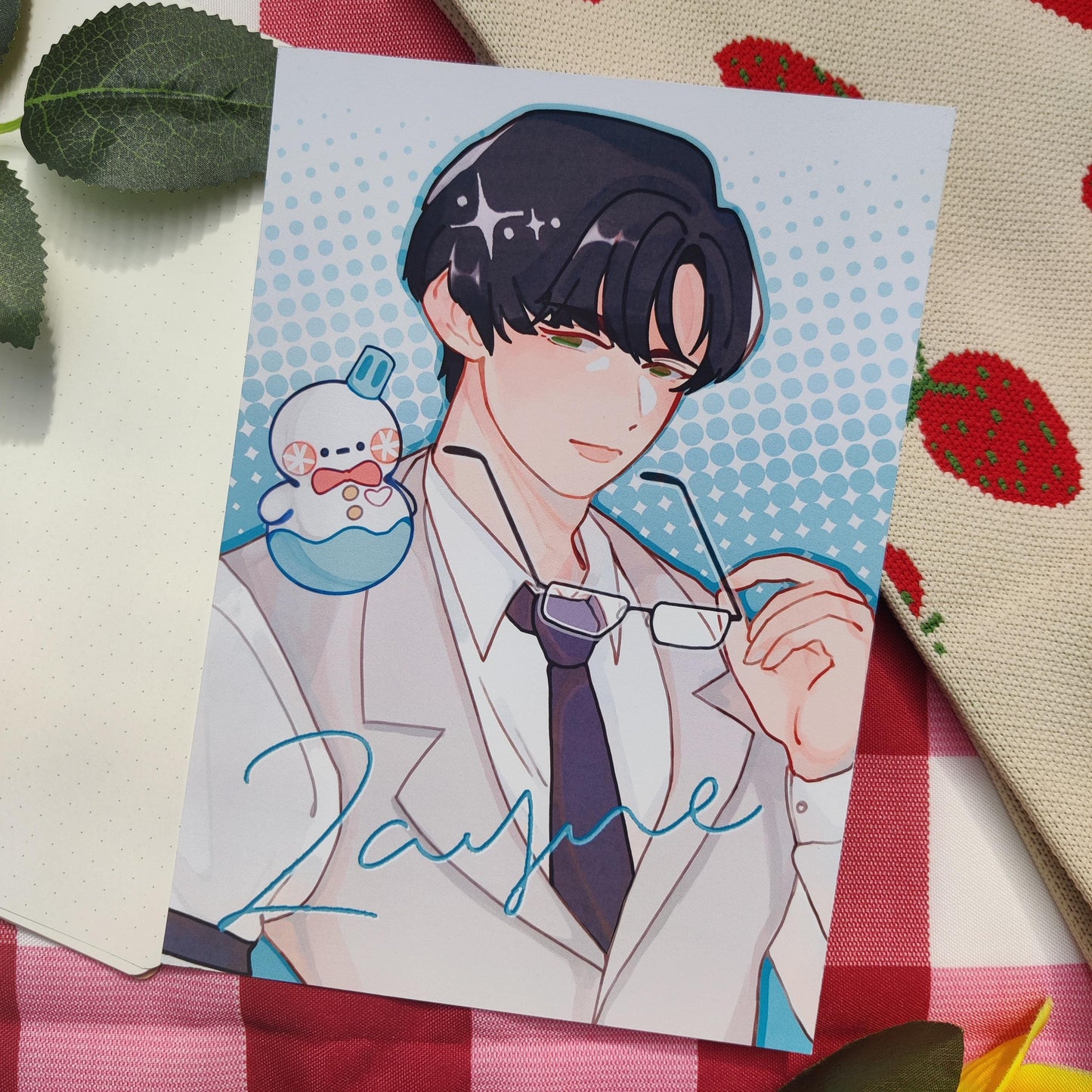 Zayne Love and Deepspace LI Photocards A5 PRINT holographic, handmade, LADS, mephisto, xavier, sylus, rafayel, caleb, pc, poca