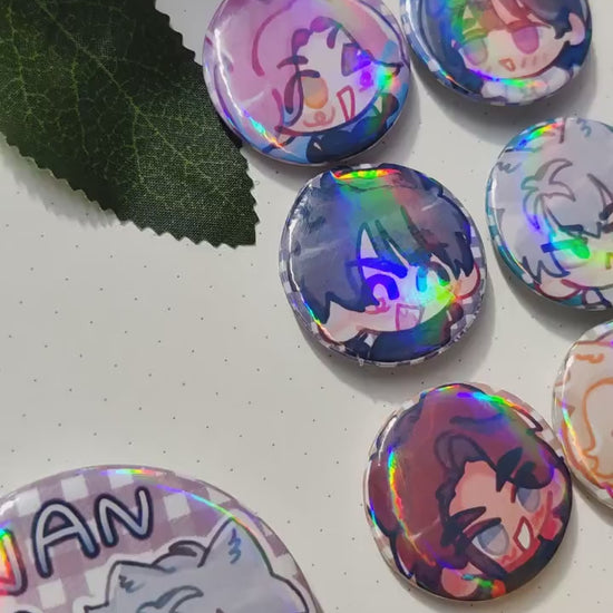 ALIEN STAGE Silly Character BADGE 32mm Skrunkly Till, Ivan, Mizi, Sua, Hyuna, Luka, alnst, anakt garden, ivantill, mizisua, hyuluka, ita bag